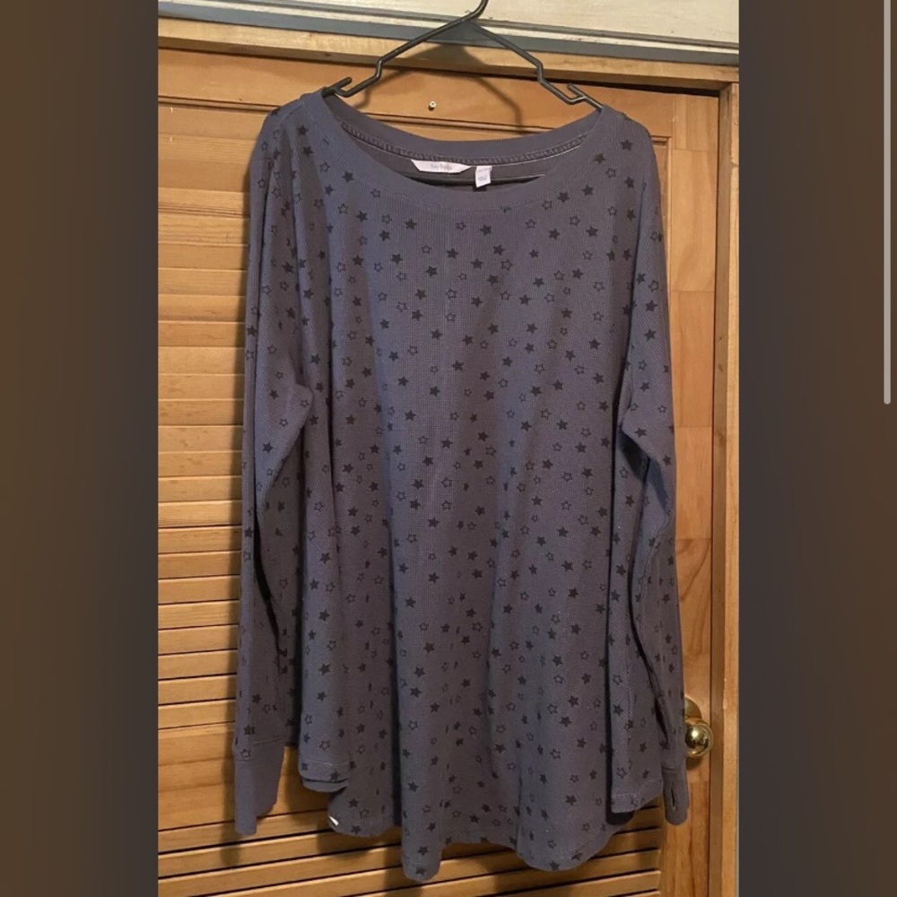 AnyBody Women’s Waffle Knit Top Size XL